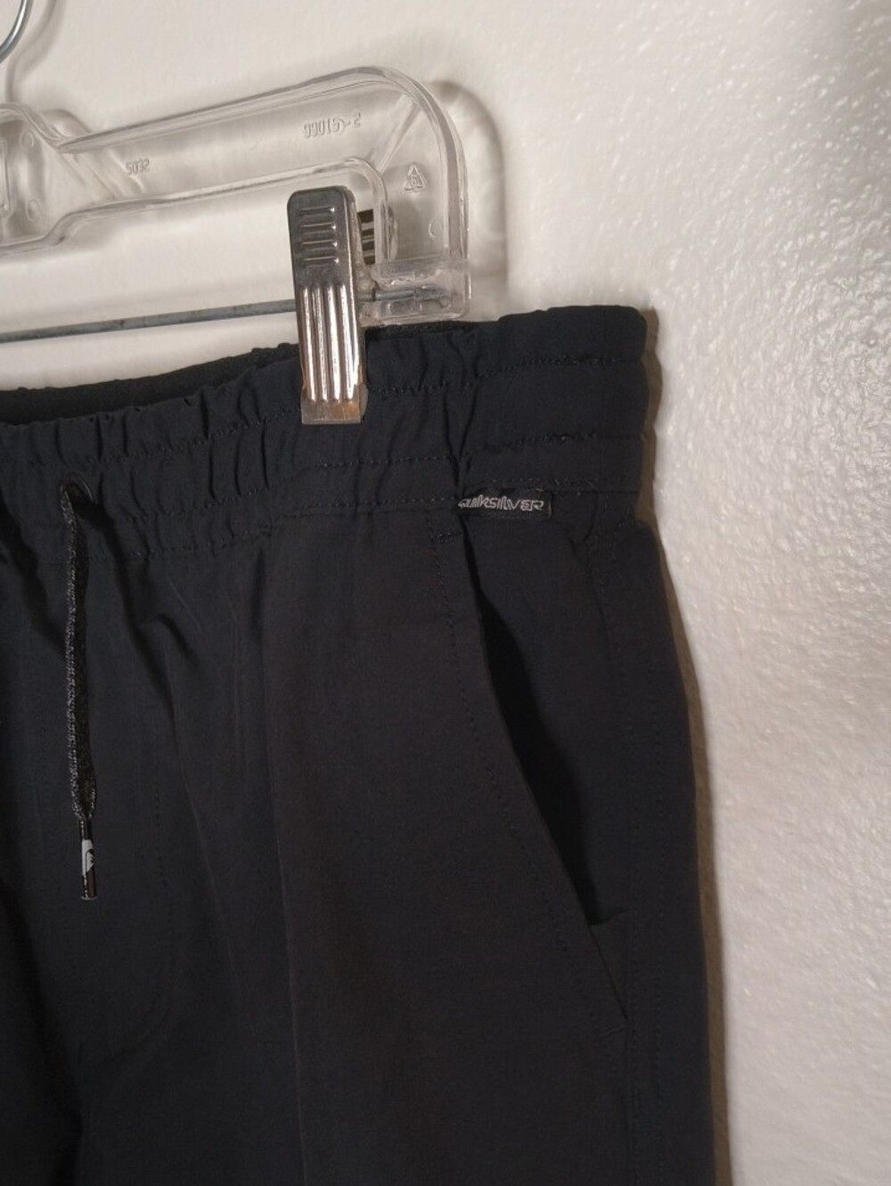 Quiksilver Black Elastic Waist Swim Shorts - Picture 6 of 14
